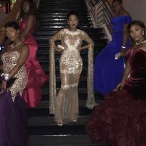 Selling this rhinestone dress hand made